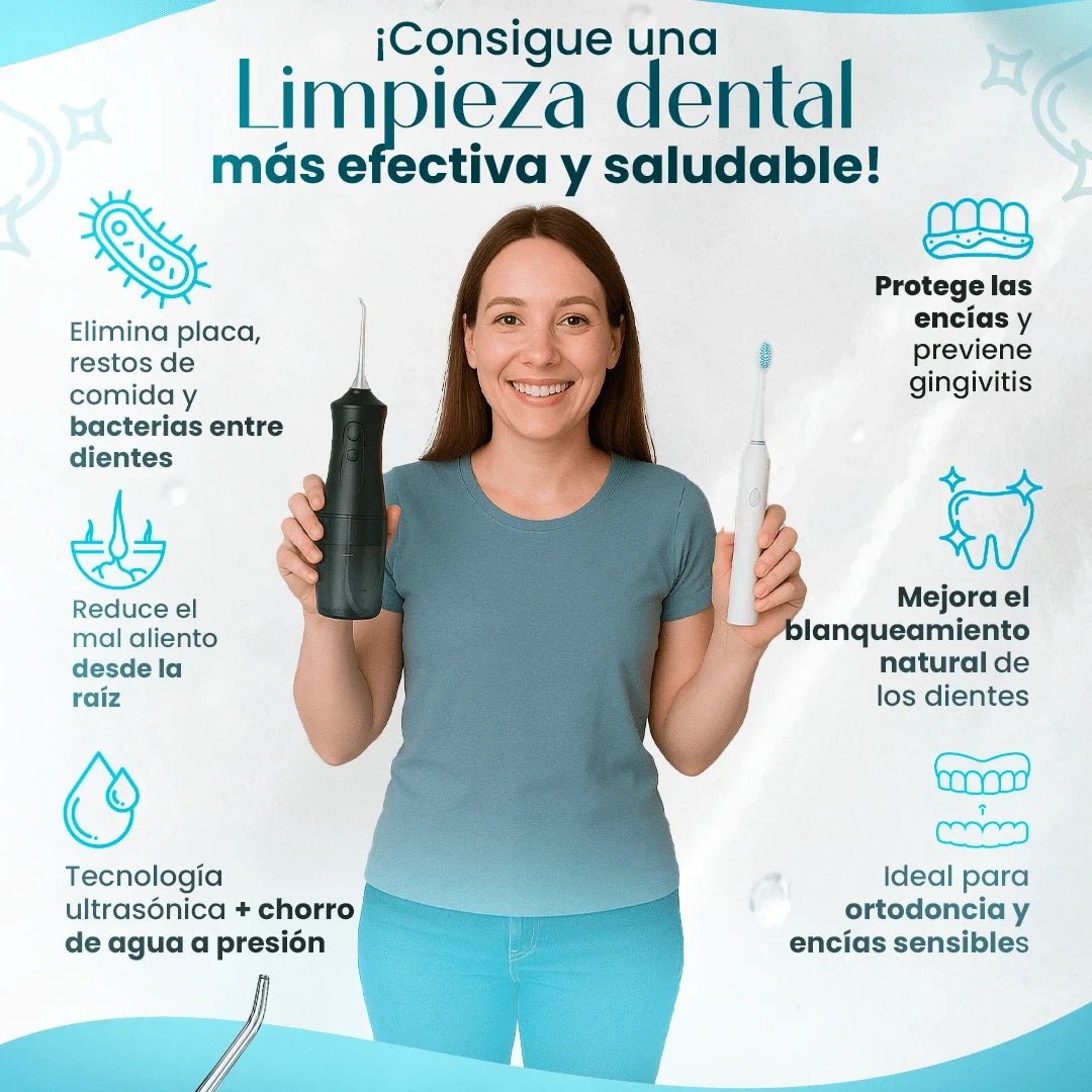 🦷✨ Combo Sonrisa Perfecta – ¡Limpieza Bucal Completa desde Casa!