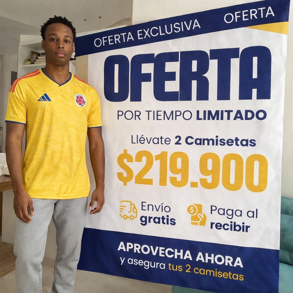Nueva Camiseta Colombia Mundial 2026 🇨🇴 | Edición Importada Premium