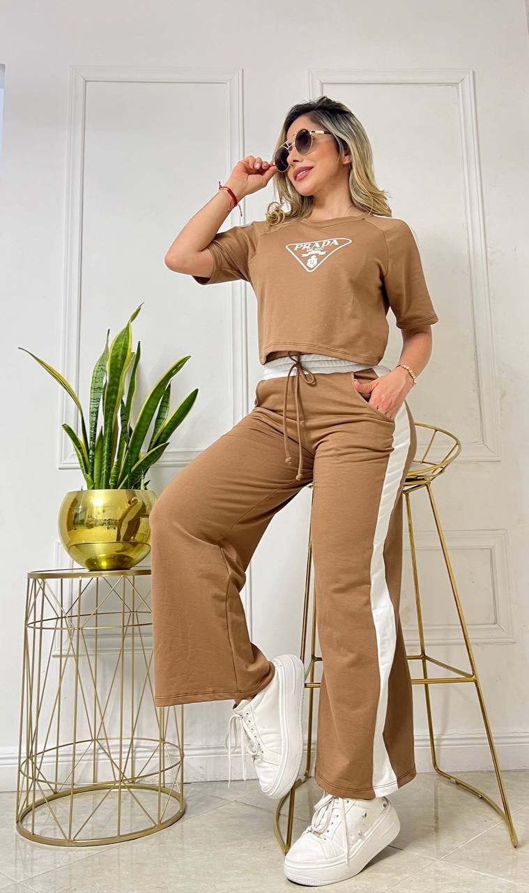 🔥 CONJUNTO PRADA - ESTILO Y COMODIDAD QUE ENAMORAN 💖😍