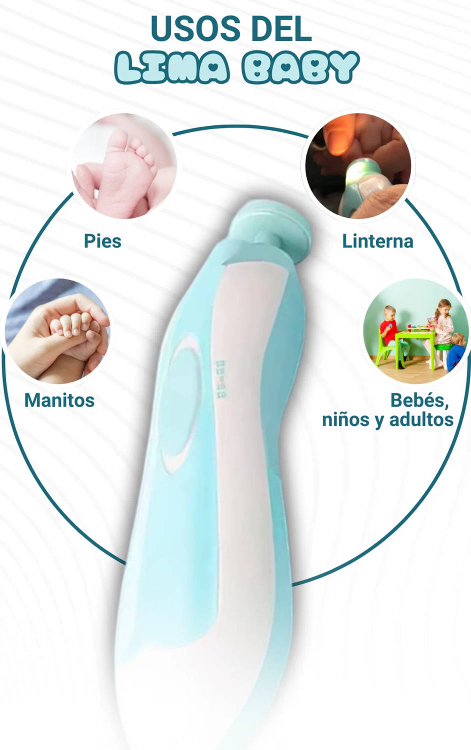 👶 Cuida las delicadas uñas de tu bebé con LIMA BABY