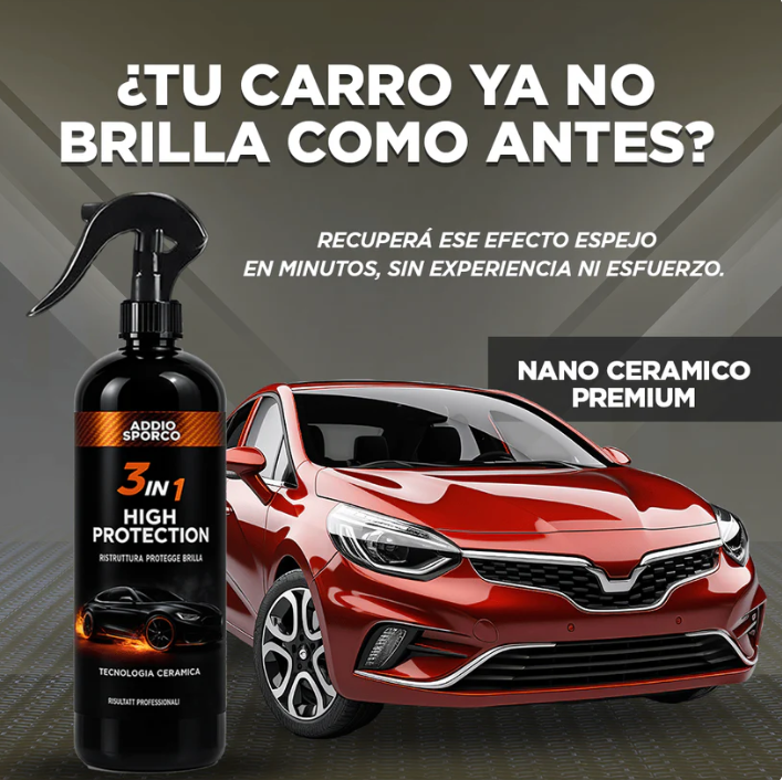 ✨ Nano Cerámico + Paño Gratis – Brillo y Protección al Instante 🚗💧