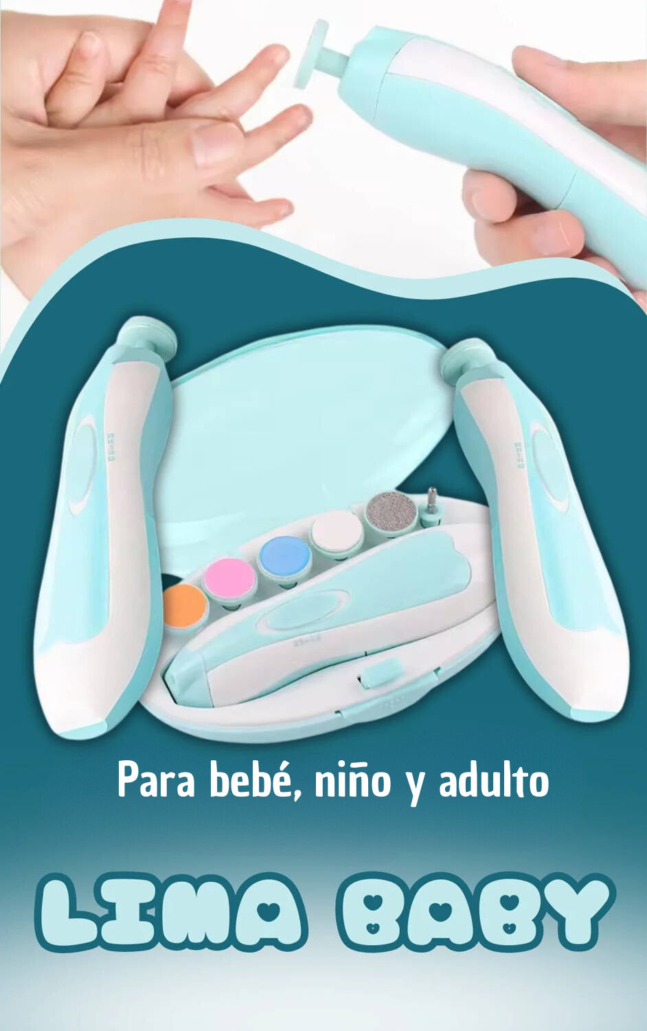 👶 Cuida las delicadas uñas de tu bebé con LIMA BABY