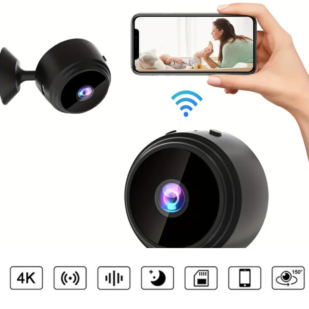 🎥CÁMARA DE SEGURIDAD PORTÁTIL HD - VIGILA TU HOGAR DESDE TU MÓVIL