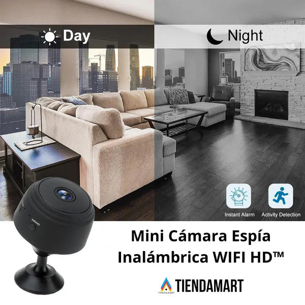🎥CÁMARA DE SEGURIDAD PORTÁTIL HD - VIGILA TU HOGAR DESDE TU MÓVIL