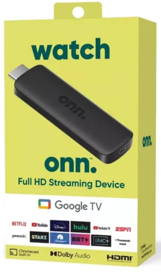 Onn 2k Full Hd streaming Google TV Color