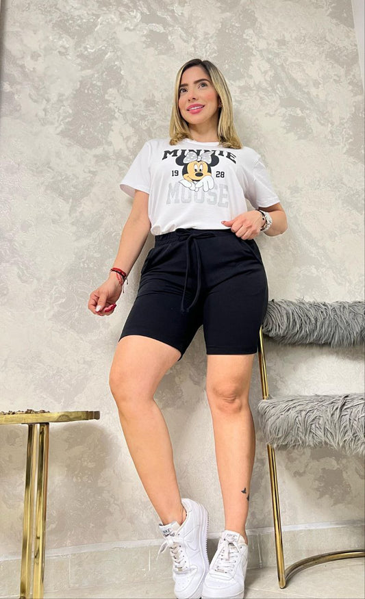 Conjunto Bermuda Minnie