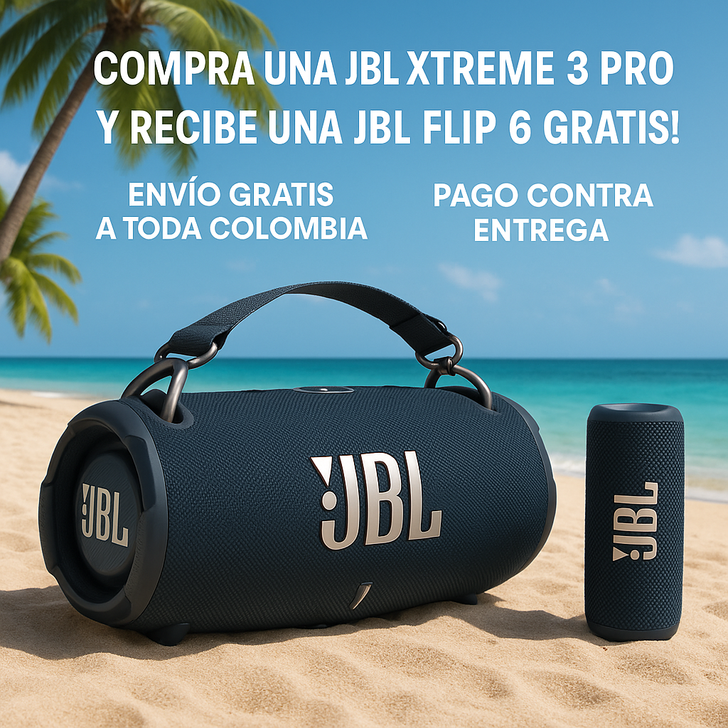 🎶 Combo Especial: Xtreme 3 + Flip 6 de Regalo 💥 Solo por Tiempo Limitado🎁