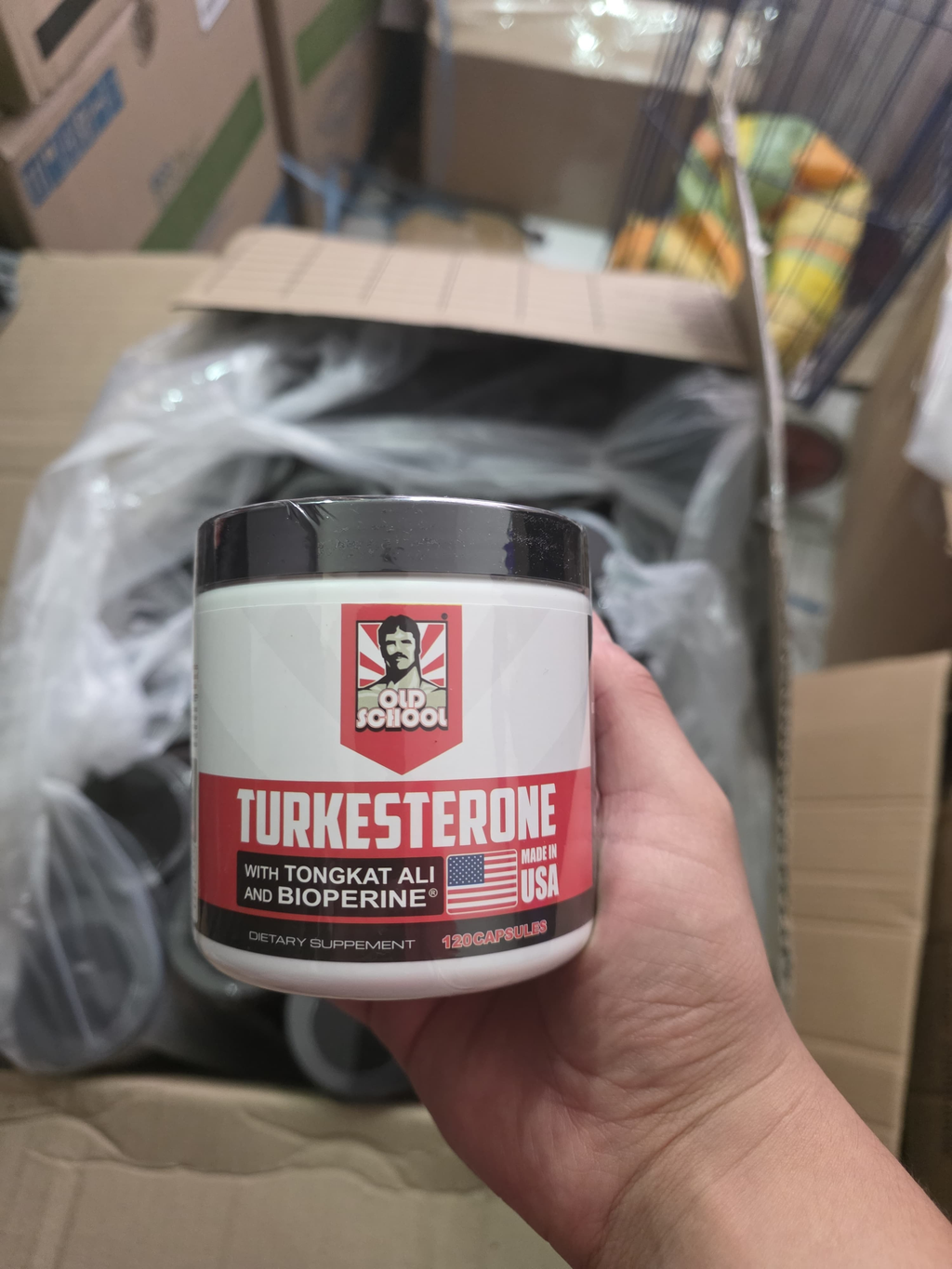 🚀 ¡TURKESTERONE PRO OLD SCHOOL ORIGINAL - 120 CAPS 💪 🔥 Más fuerza, más deseo, más rendimiento