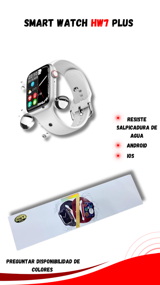 🔥 Conectividad inteligente - HW7 PLUS 2025 ⌚️