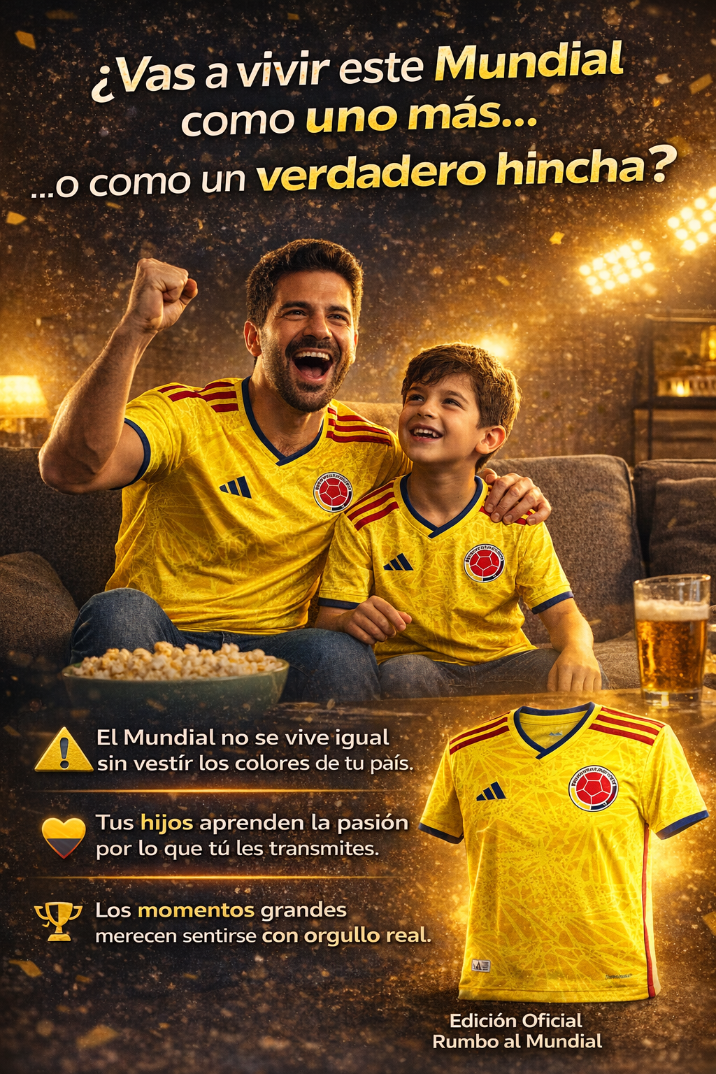 Nueva Camiseta Colombia Mundial 2026 🇨🇴 | Edición Importada Premium