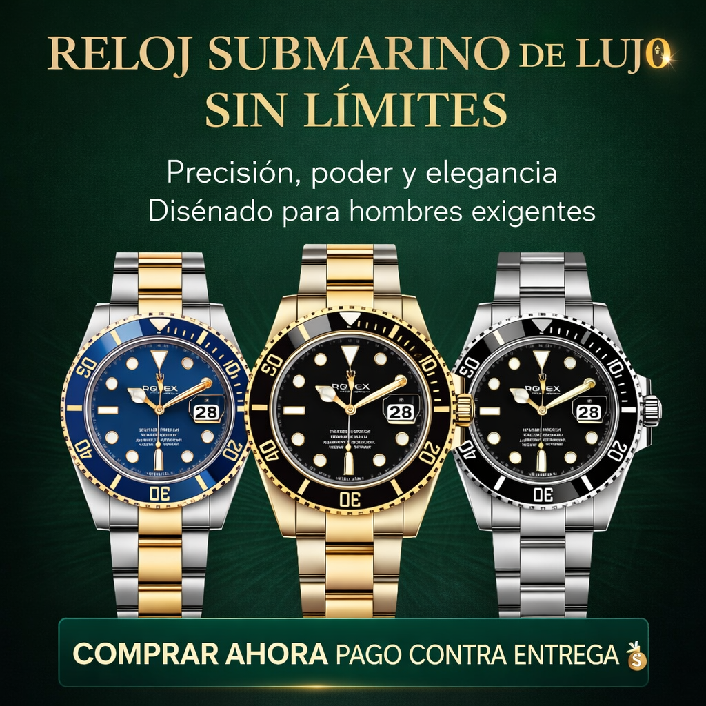 Reloj de diseño moderno para hombre ⌚
