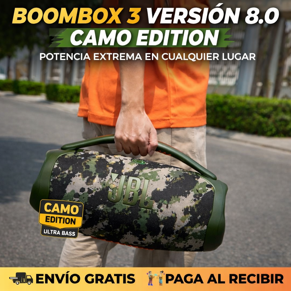 Boombox 3 Versión 8.0 (2026) – Graves Más Profundos y Potencia Brutal 🔊