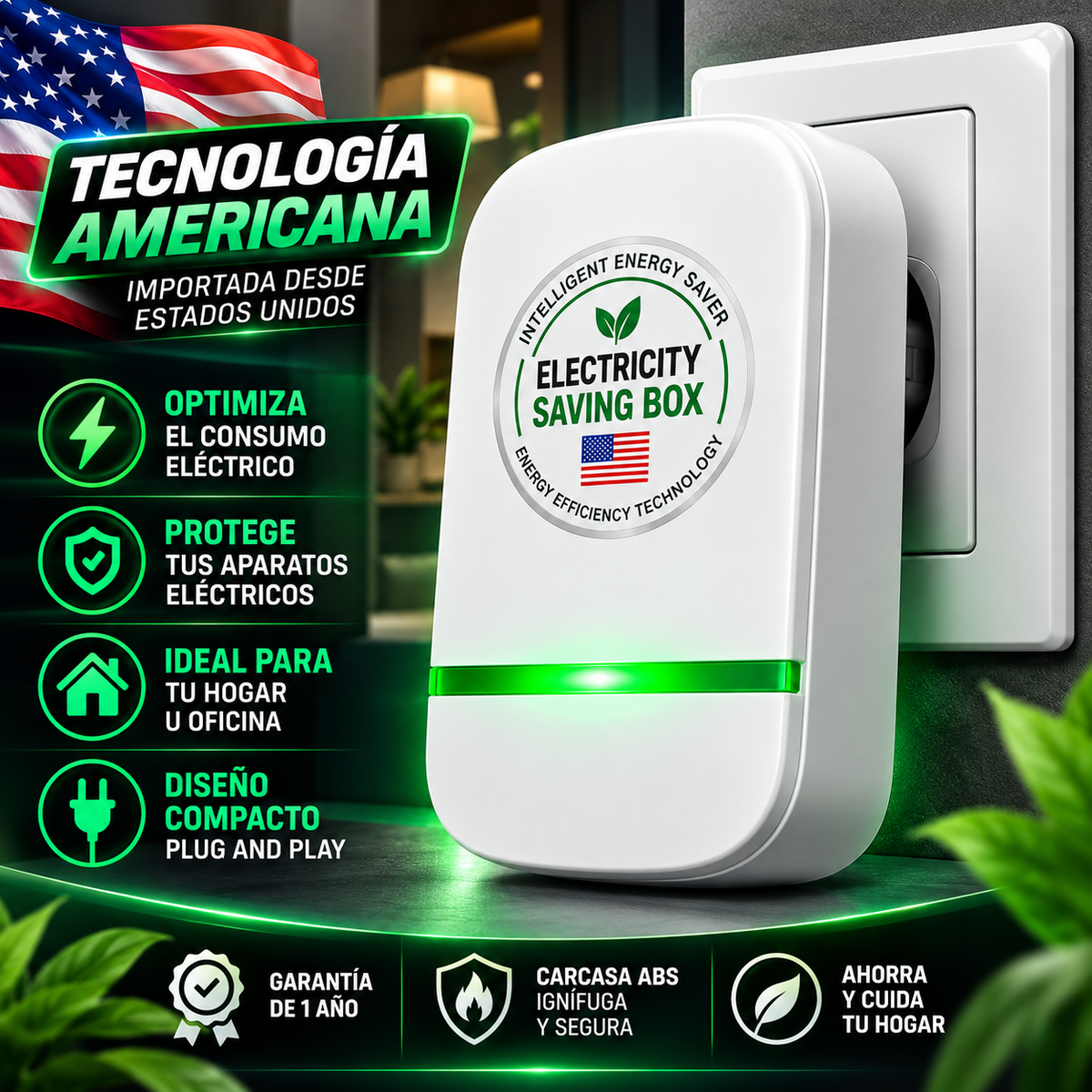 🇺🇸😱⚡ ¡La Tecnología Americana para Ahorrar Energía Ya Llegó a Colombia! 🛡️ 1 Año de Garantía