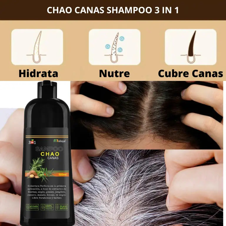 🔥 BLACK FRIDAY COLOMBIA 🔥 – Shampoo Chao Canas 500ML + 3 Regalos EXCLUSIVOS ¡Paga 1 y Llévate 4!