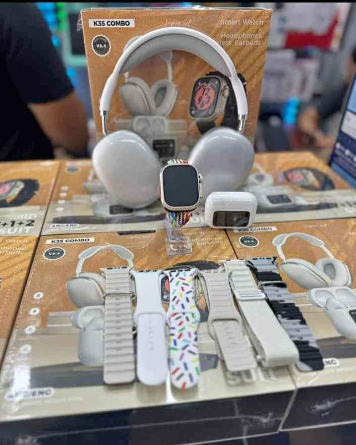 ComboK35 Airpods Max + Audifonos + Reloj