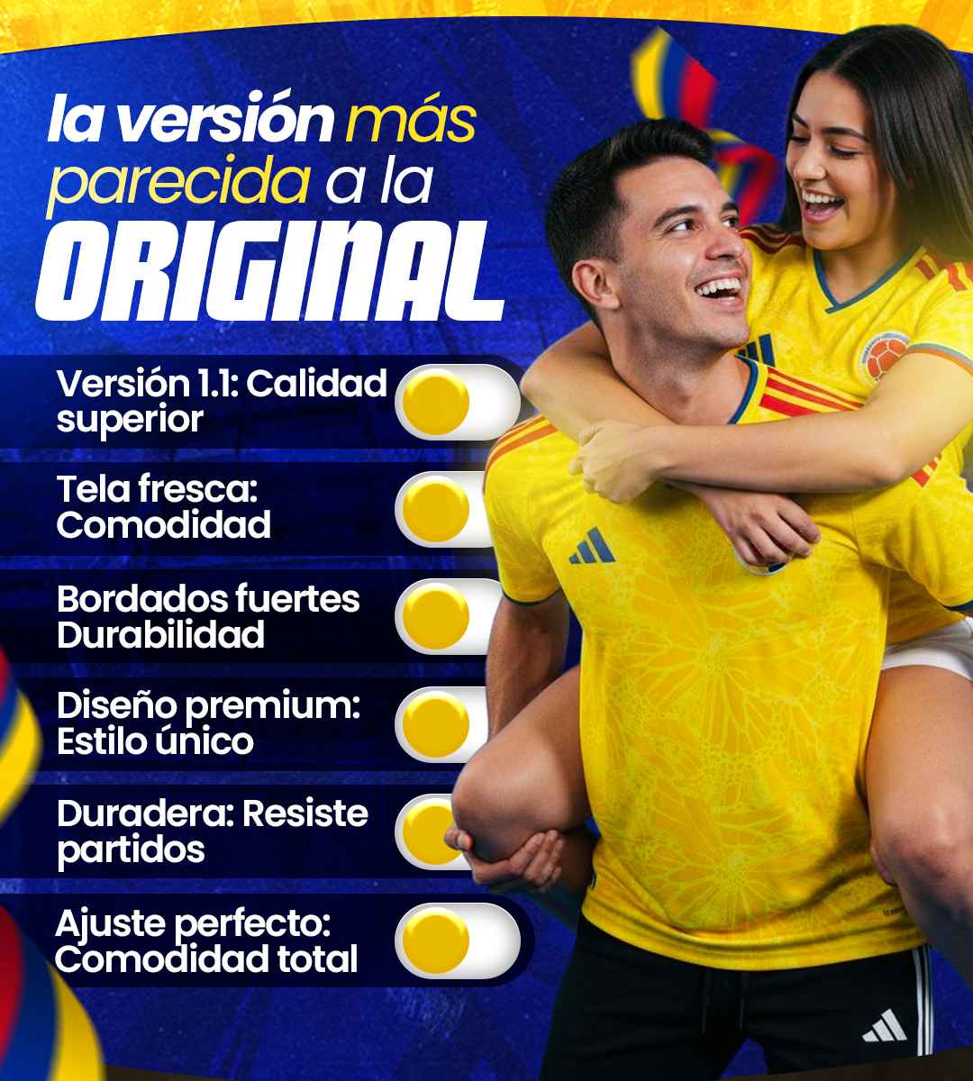 Nueva Camiseta Colombia Mundial 2026 🇨🇴 | Edición Importada Premium