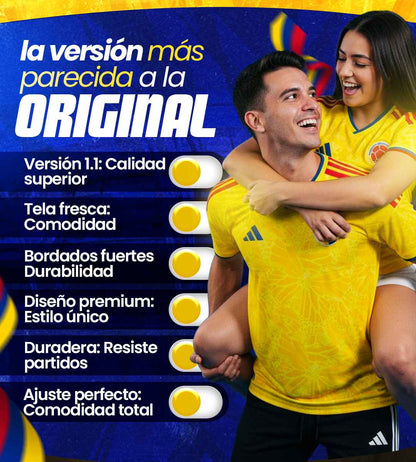 Nueva Camiseta Colombia Mundial 2026 🇨🇴 | Edición Importada Premium